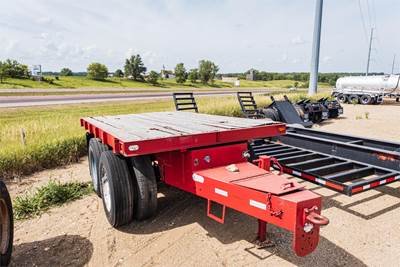 Homemade Flatbed Tag Trailer