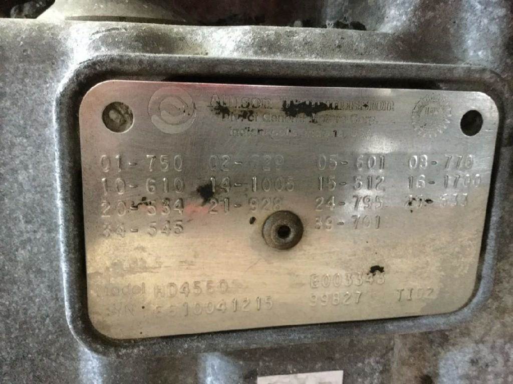 Allison HD4560 Transmission for a 1999 Sterling L9501 For Sale