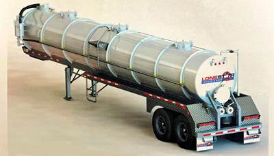 LONESTAR TRAILER & BODY 140 BBL STEEL VAC TRAILER - AIR RIDE Vacuum Tank Trailer