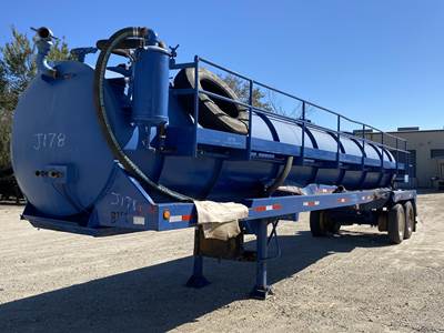 Southern Vac Tandem Axle Aluminum Vacuum Tank Trailer
