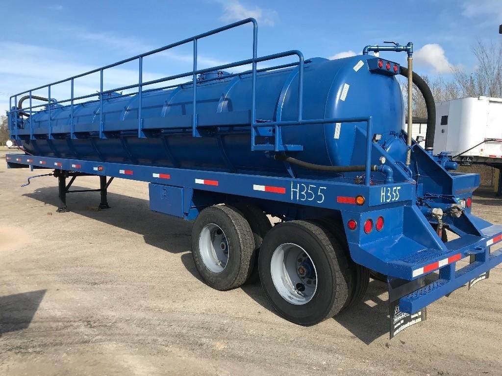 2007 Troxell Tandem Axle Steel Vacuum Tank Trailer For Sale Palestine