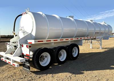 Troxell STEEL 150 BBL VAC Vacuum Tank Trailer