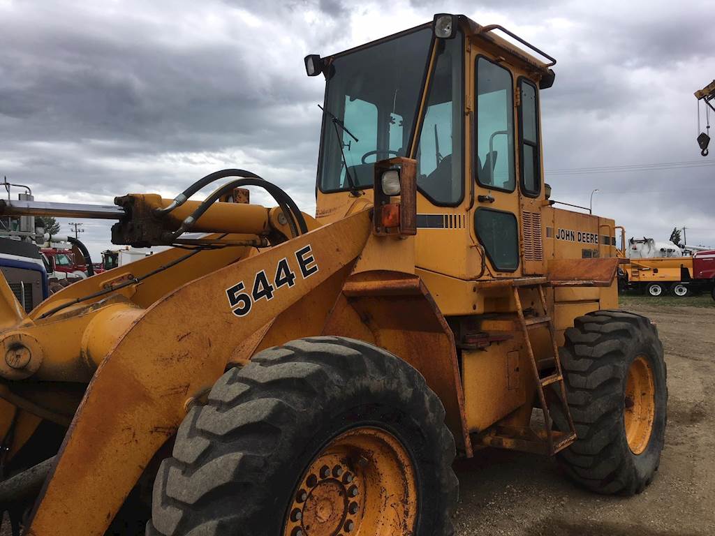 1989 John Deere 544E Wheel Loader For Sale, 18,594 Hours Edmonton, AB