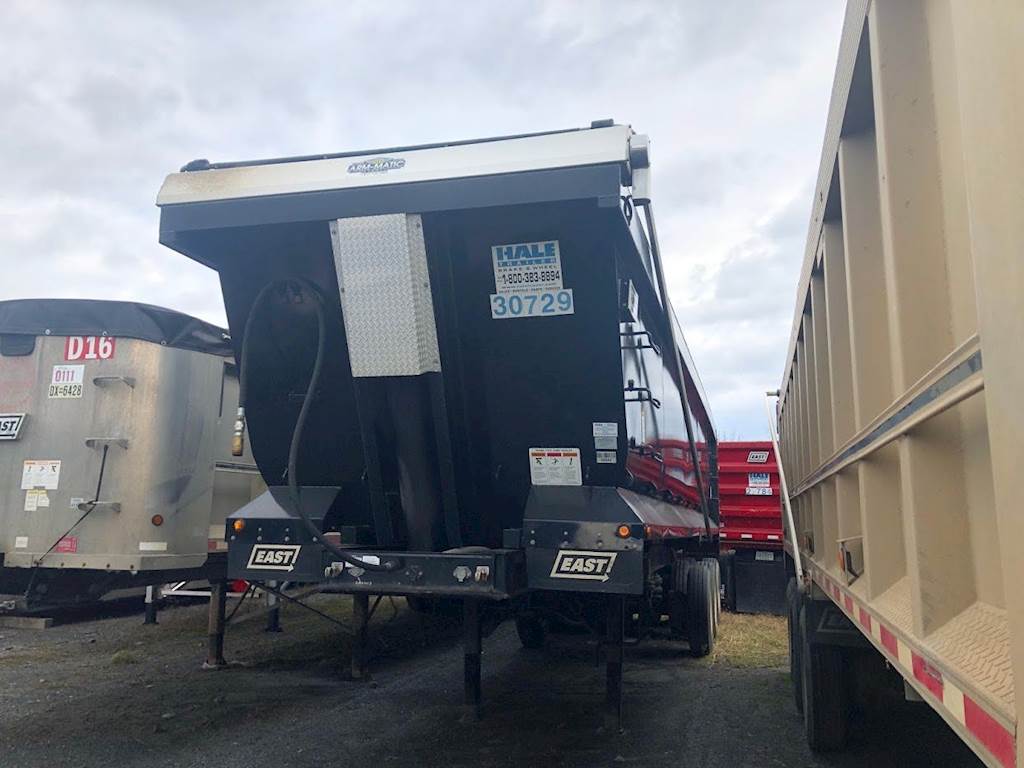 2016 East 34 ft Hardox Steel Frame End Dump Trailer Spring For Lease