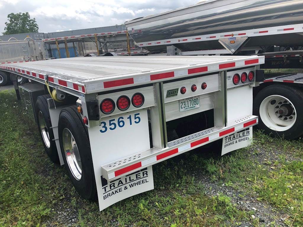 2019 East 45x96 Aluminum Flatbed Trailer Air Ride For Lease/Rent Allentown, PA 35615