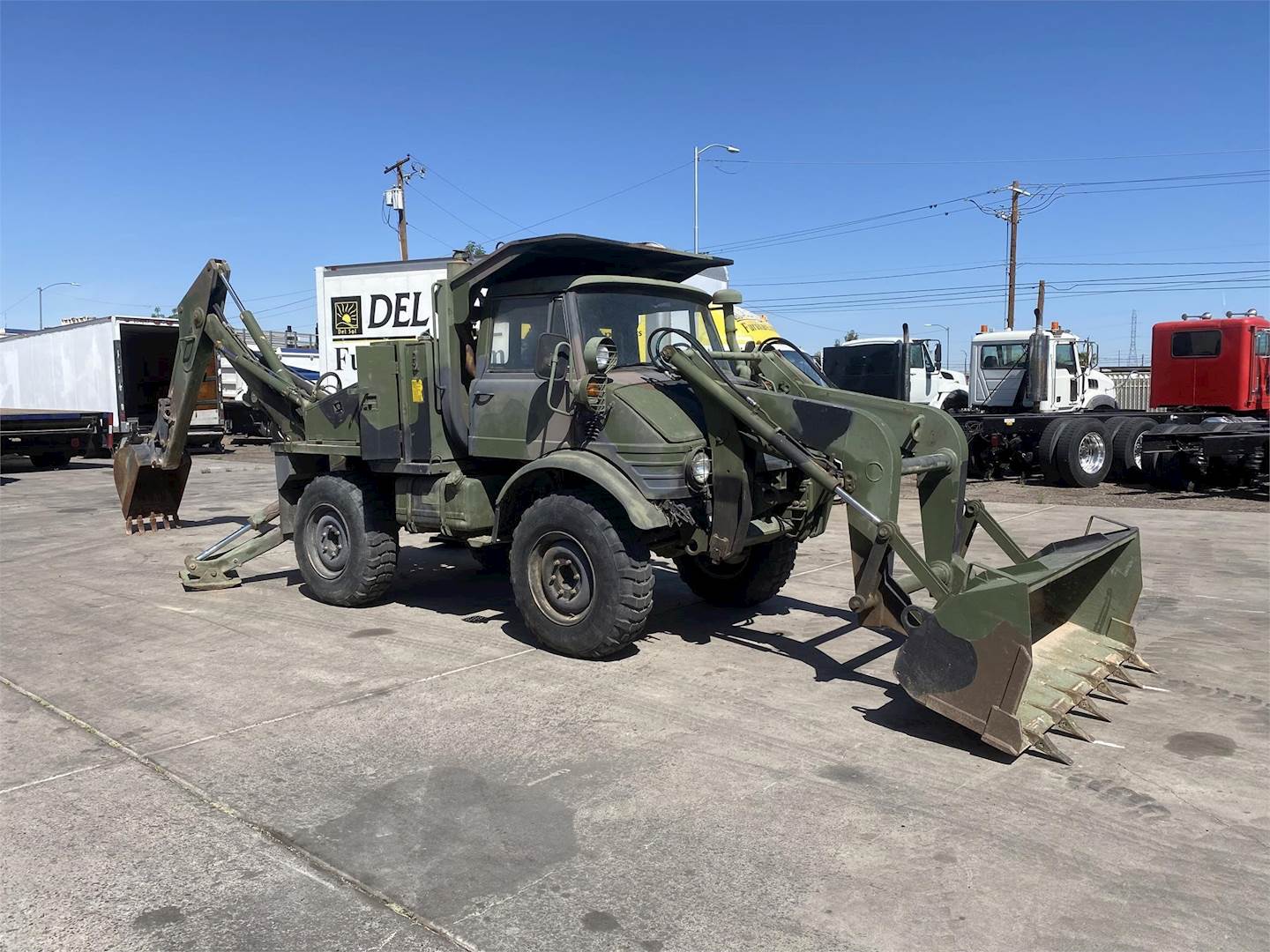 1988 Freightliner UNIMOG LOADER/BACKHOE For Sale, 5,056 Miles Phoenix