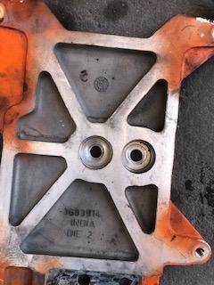 Good Used CrAnkcAse BreAther Mounting BrAcket For A Cummins ISX Engine. PT No: