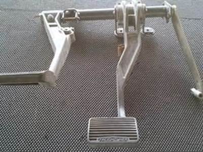 Clutch, Brake And Accelerater Pedal Assembly. Missing Accelerator Pedal