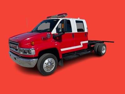 GMC TopKick C5500 Single Axle Cab & Chassis Truck - 300HP, 5 Speed Allison Rds Automatic