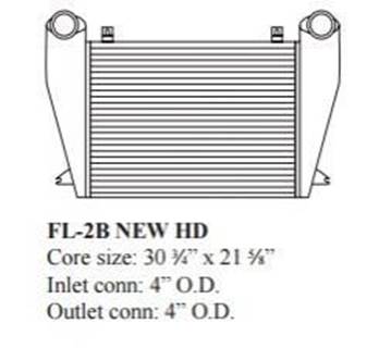 Good Brand New 91 & Up Freightliner FLD120 Hardmount Charge Air Cooler    Core
