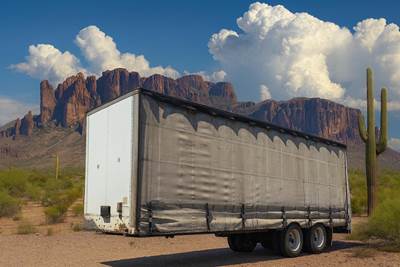 Nu Van 27x102 Tandem Axle Steel Curtain Side Trailer - Air Ride, Fixed Axle