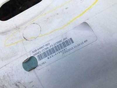 Used RH Side Cowl It Has Scuffs All Around For 2016 Freightliner Cascadia