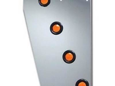 New Peterbilt 379 Cowl Panel- 8 2" Leds Fits Years 1993-2007