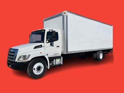 Hino 268 26 ft Box Truck - 220HP, 5 Speed Allison Hs Automatic, Roll up Door, Liftgate