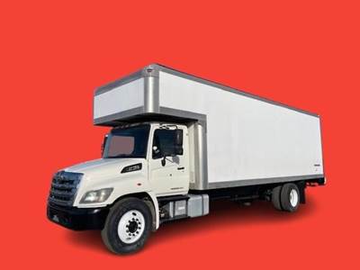 Hino 268 26 ft Box Truck - 220HP, 5 Speed Allison Hs Automatic, Swing Door