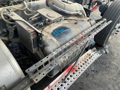 Used Diesel PArticulAte Filter ThAt WAs MAted To A Detroit DD15 Engine, And Out