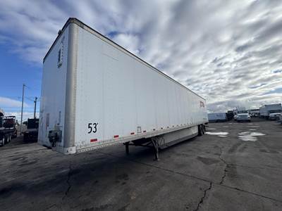 Strick 53 ft Dry Van Trailer - Roll up Door, Air Ride, Sliding Axle