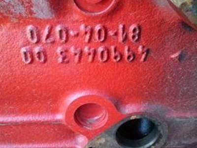 Used Cummins isx Block, HAs A Chipped Corner, Should Not Affect performAnce