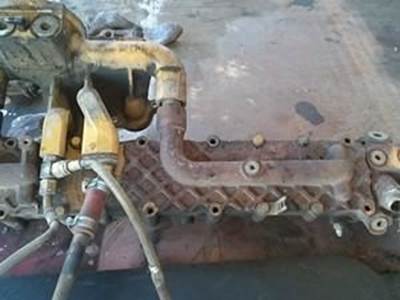 Inspected And Cleaned Oil Cooler With Housing For C15