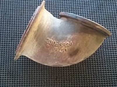 Elbow Air Connection Intake Tube For A Caterpillar C15 Engine