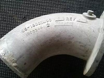 Air Intake Elbow From A Caterpillar C15 Or Larger Engine