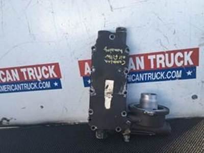 Used Oil Filter Base With Oil Cooler Cover