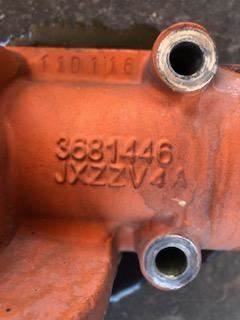 Good Used WAter Inlet Filter For A Cummins ISX Engine. PT No: 3681446