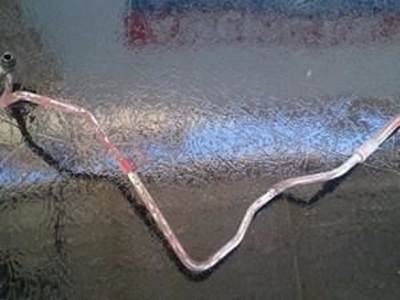 Turbo Oil Line From A Mack MP8 Engine