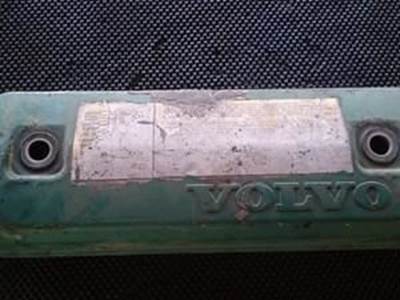 Volvo Engine Valve Cover. 2 Mounting Holes, Faded Information Sticker, With