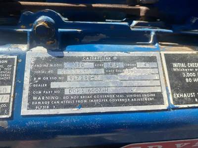 Used Ford/CAterpillAr 1150 v8 Engine Out Of A 1973 Ford C800 With 5,231 Miles On
