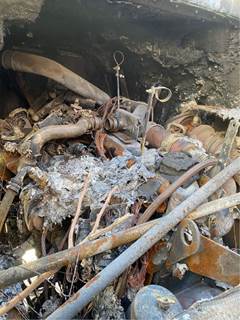 Cummings ISL9 Out Of A Burnt 2017 Peterbilt 320 Refuse Truck.  **  Pending