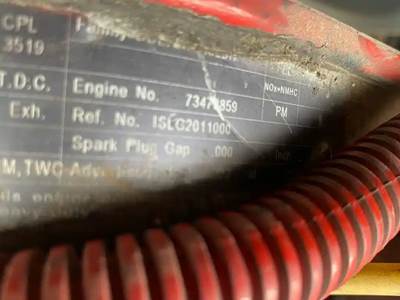 320 Hp Cummins Isl G 320 ( CM2180 ) Engine Out Of A 2012 AmericAn Condor Refuse