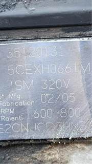 Running Core, Cummins Ism, 320HP, Cpl: 8556, Runs Rough,