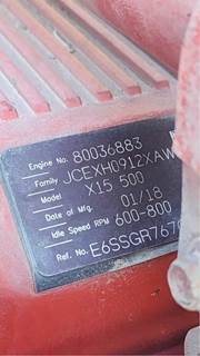 Used, Cummins X15, CM2350, 500HP, CPL:4342, Egr, Dpf, Def, Top End Inspected,