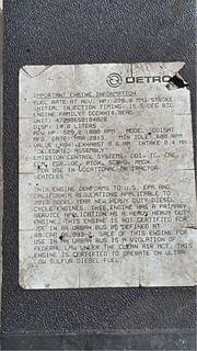 Freightliner Engine for a 2014 Freightliner Cascadia