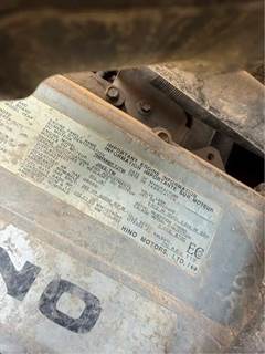 Used Hino Family- 7HMXH07.7JTW Engine Model JO8E-TW