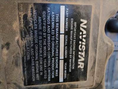 Used Navstar Maxforece DT Pending Inspection !!!