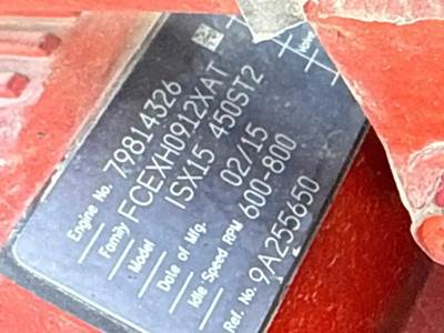 International Engine for a 2016 International Prostar