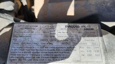 Paccar MX-13 Engine 455hp, **Pending Inspection**