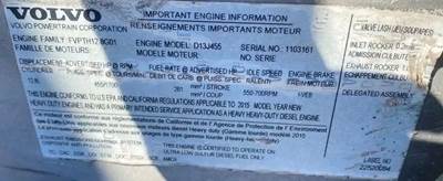 455 Hp Volvo D13 Engine Out Of A 2016 Volvo VNL64T With 700,616 Miles On The