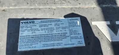 Used, Volvo D13H, 435HP, Egr, Dpf, Def, Esn: 947956, Dash Miles : 939,353 Brake: