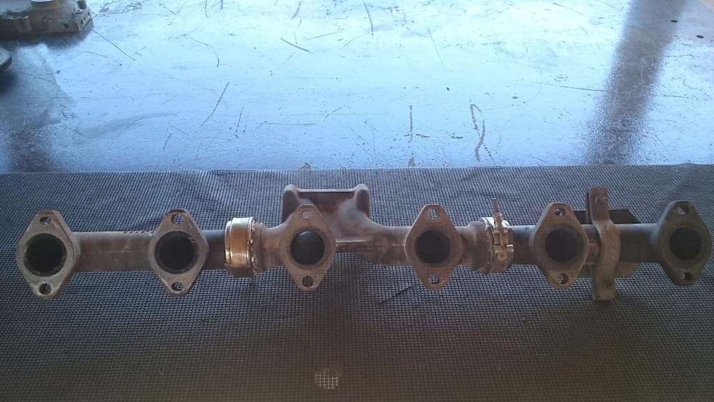 Exhaust Manifold For A Caterpillar C13 Engine, Interchanges With C15