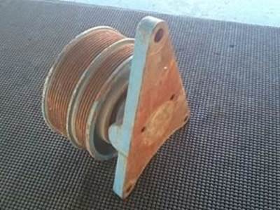 Borg Warner Fan Clutch Hub. Triangular Bracket With Double Pulley Design. One 6 