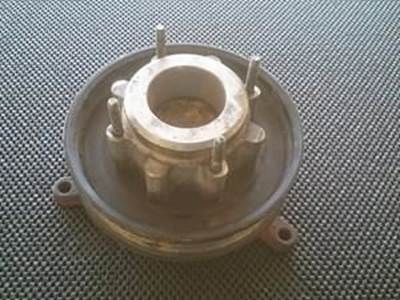 Rear, Triangular Shaped Mount Bracket For A Fan Clutch Hub With A 12