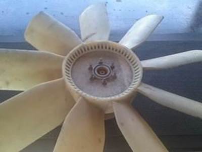 9-BLADE, Fiberglass Fan Assembly With Mounint Fub And Bracket Still Attached