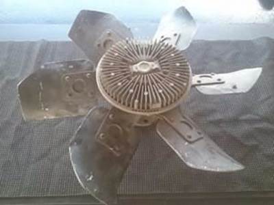 Aluminium Fan 6-BLADE Assembly By Ford Motor Company, Short Style Blades With