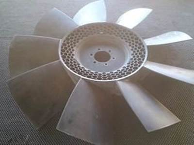 9-Blade Black Fiber Glass, Short Blade Engine Fan By Horton