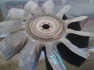 Black Fiberglass, 11-BLADE Engine Fan From A Cummins ISX Engine