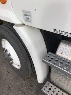 Good Used Driver Side Fender Extensions For A 2015 Freightliner CAscAdiA 113