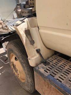 Good Used Driver Side Fender Extension For A 1994 GMC C7000 Topkick